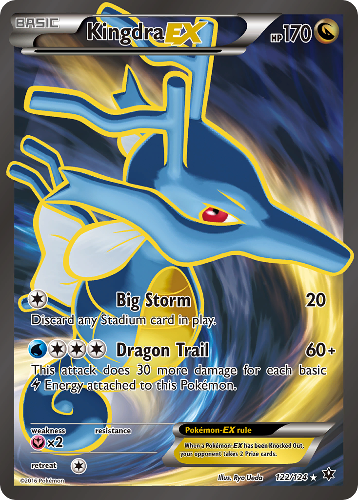 Kingdra EX (122/124) [XY: Fates Collide] | Shuffle n Cut Hobbies & Games