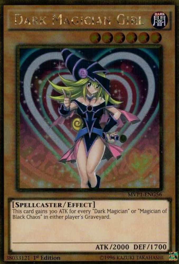 Dark Magician Girl [MVP1-ENG56] Gold Rare | Shuffle n Cut Hobbies & Games