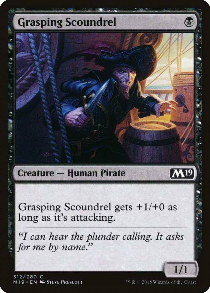 Grasping Scoundrel [Core Set 2019] | Shuffle n Cut Hobbies & Games