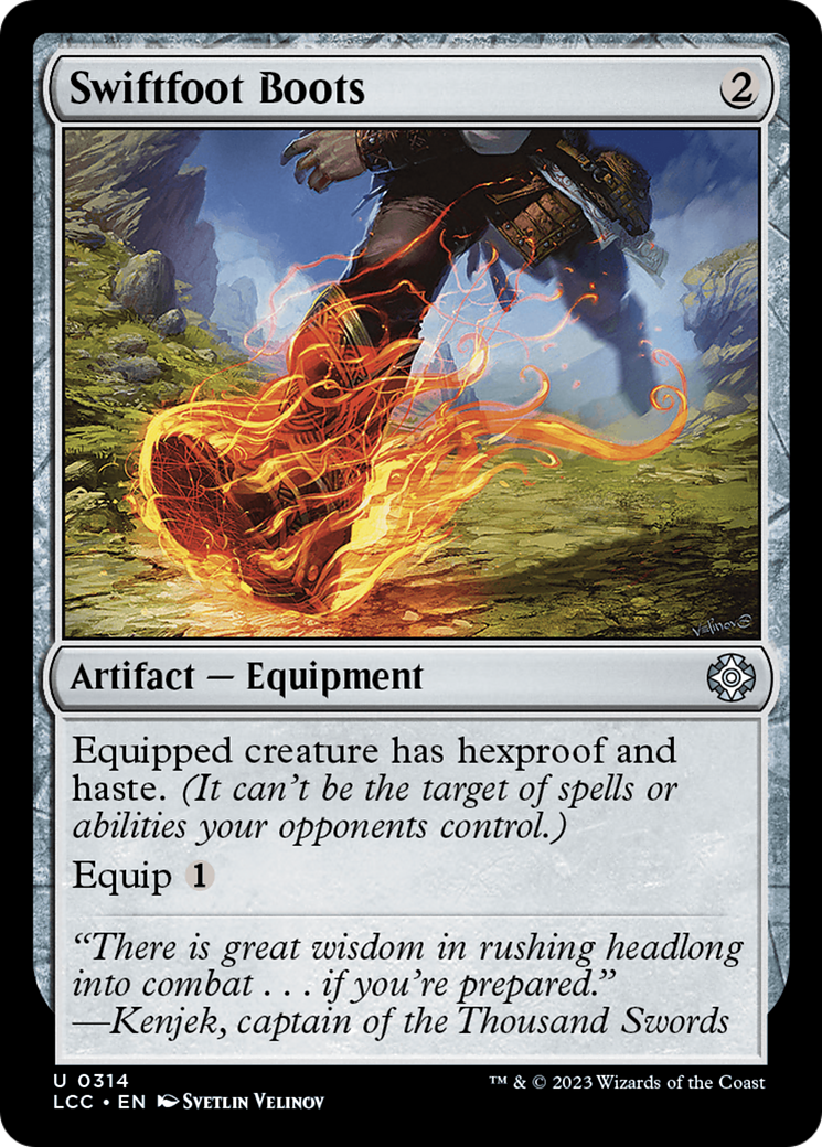 Swiftfoot Boots [The Lost Caverns of Ixalan Commander] | Shuffle n Cut Hobbies & Games