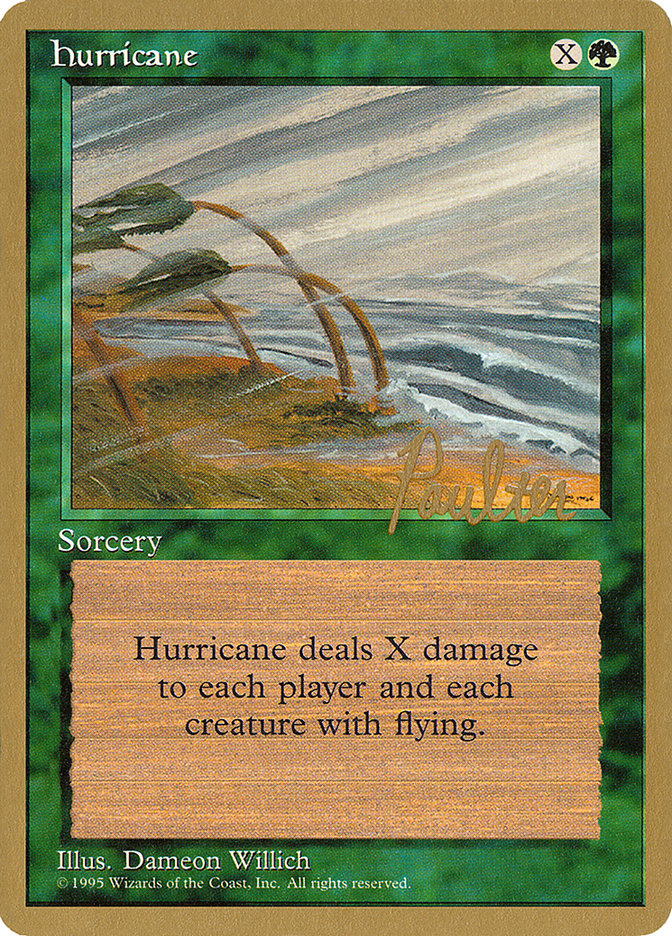 Hurricane (Preston Poulter) [Pro Tour Collector Set] | Shuffle n Cut Hobbies & Games