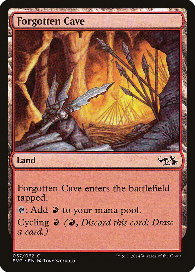 Forgotten Cave (Elves vs. Goblins) [Duel Decks Anthology] | Shuffle n Cut Hobbies & Games