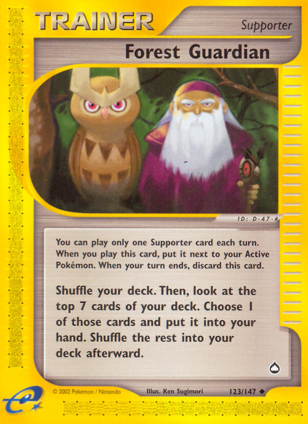 Forest Guardian (123/147) [Aquapolis] | Shuffle n Cut Hobbies & Games