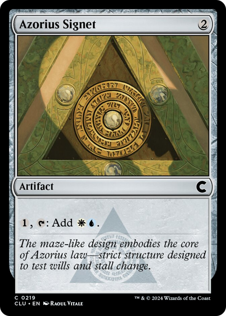 Azorius Signet [Ravnica: Clue Edition] | Shuffle n Cut Hobbies & Games