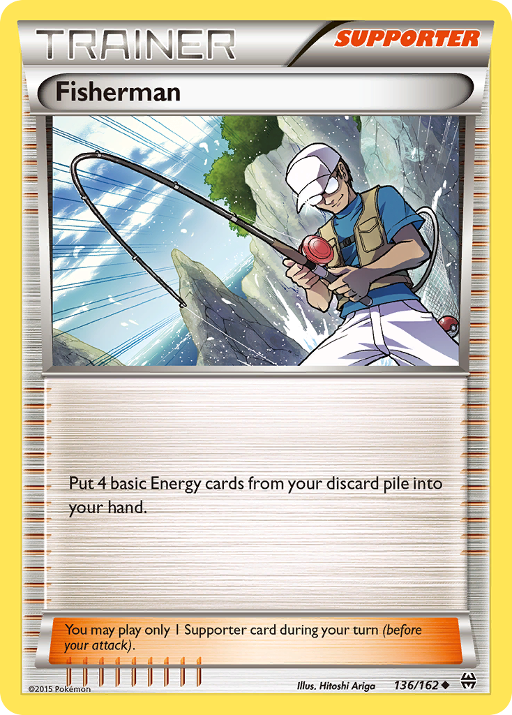 Fisherman (136/162) [XY: BREAKthrough] | Shuffle n Cut Hobbies & Games