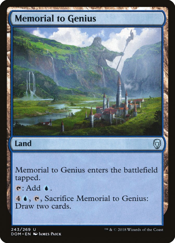 Memorial to Genius [Dominaria] | Shuffle n Cut Hobbies & Games