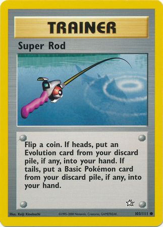 Super Rod (103/111) [Neo Genesis Unlimited] | Shuffle n Cut Hobbies & Games