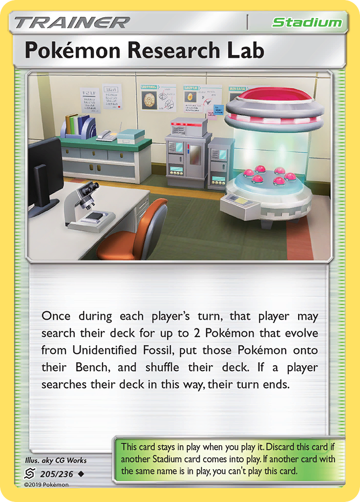 Pokemon Research Lab (205/236) [Sun & Moon: Unified Minds] | Shuffle n Cut Hobbies & Games