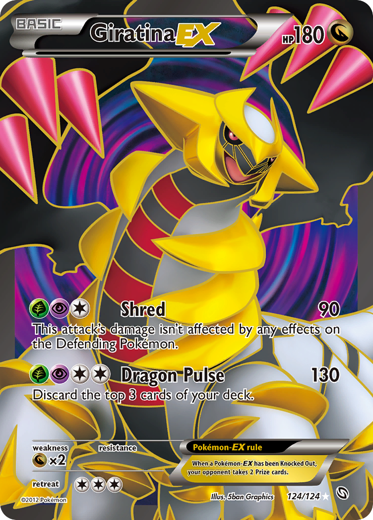 Giratina EX (124/124) [Black & White: Dragons Exalted] | Shuffle n Cut Hobbies & Games