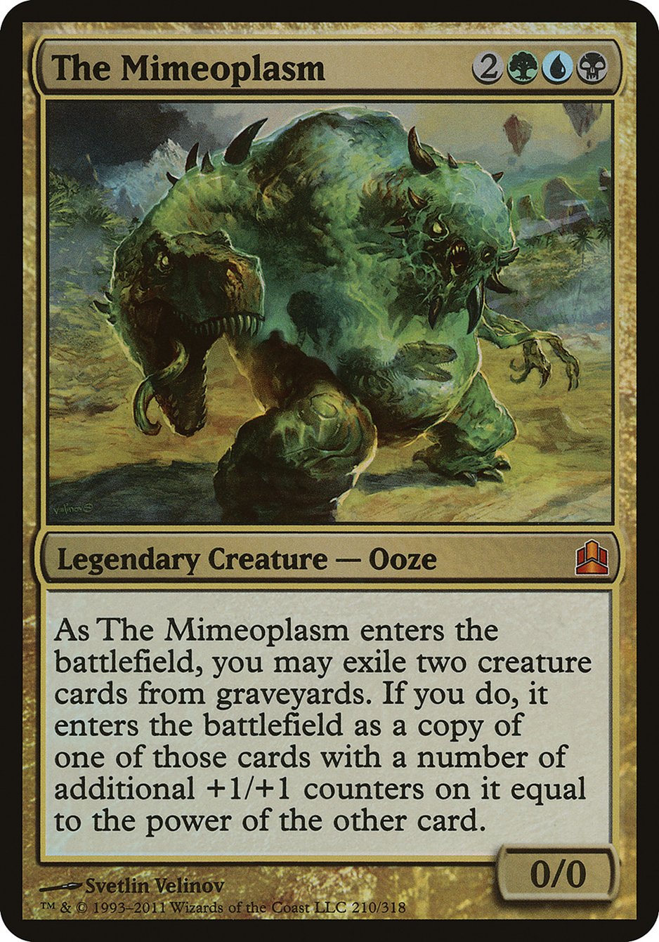 The Mimeoplasm (Oversized) [Commander 2011 Oversized] | Shuffle n Cut Hobbies & Games