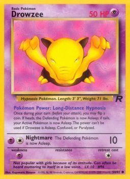 Drowzee (54/82) [Team Rocket Unlimited] | Shuffle n Cut Hobbies & Games