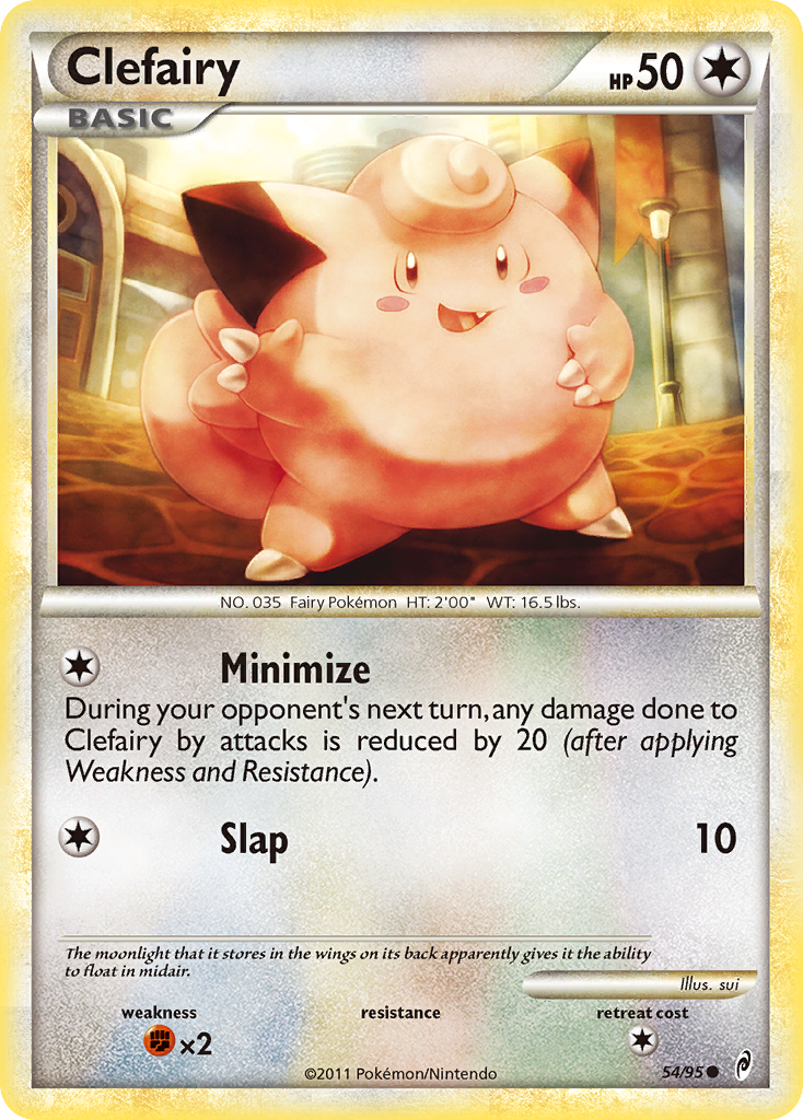 Clefairy (54/95) [HeartGold & SoulSilver: Call of Legends] | Shuffle n Cut Hobbies & Games