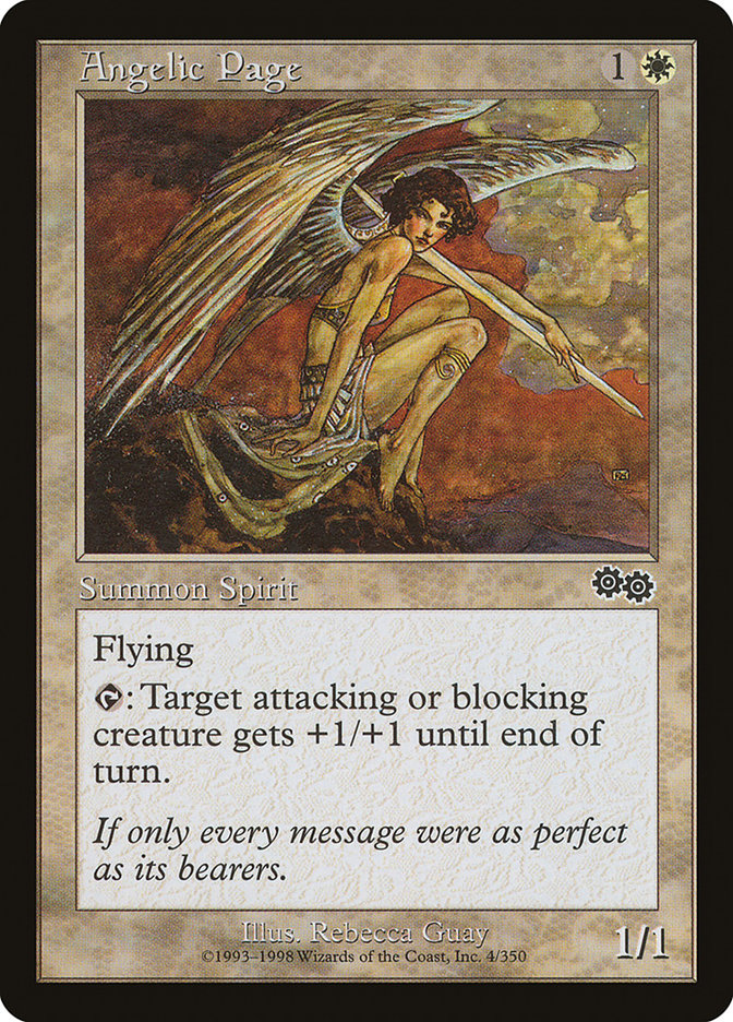 Angelic Page [Urza's Saga] | Shuffle n Cut Hobbies & Games