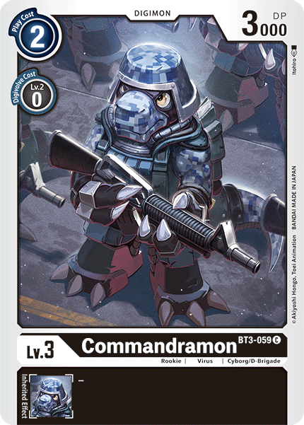 Commandramon [BT3-059] [Release Special Booster Ver.1.5] | Shuffle n Cut Hobbies & Games