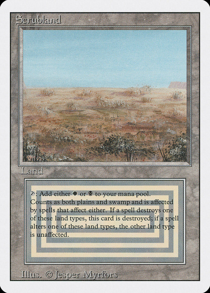 Scrubland [Revised Edition] | Shuffle n Cut Hobbies & Games