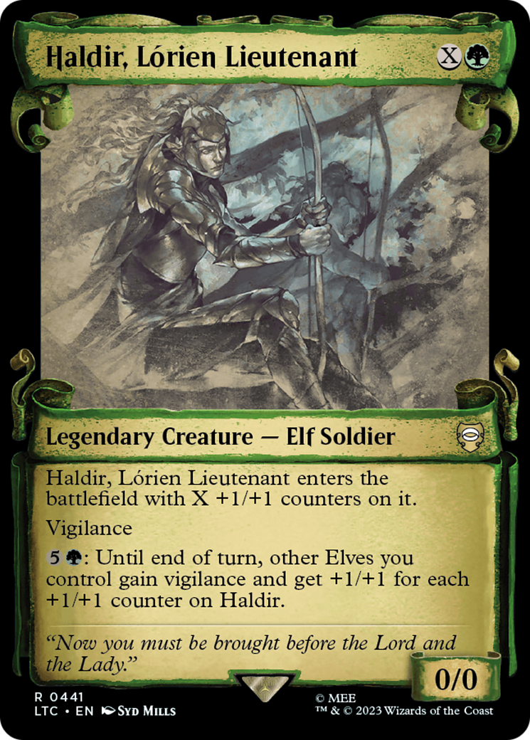 Haldir, Lorien Lieutenant [The Lord of the Rings: Tales of Middle-Earth Commander Showcase Scrolls] | Shuffle n Cut Hobbies & Games