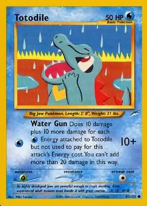 Totodile (85/105) [Neo Destiny Unlimited] | Shuffle n Cut Hobbies & Games