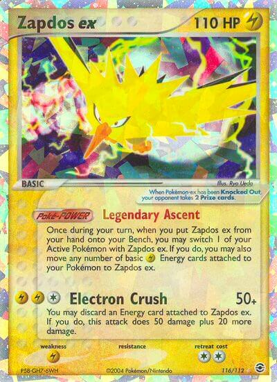 Zapdos ex (116/112) [EX: FireRed & LeafGreen] | Shuffle n Cut Hobbies & Games