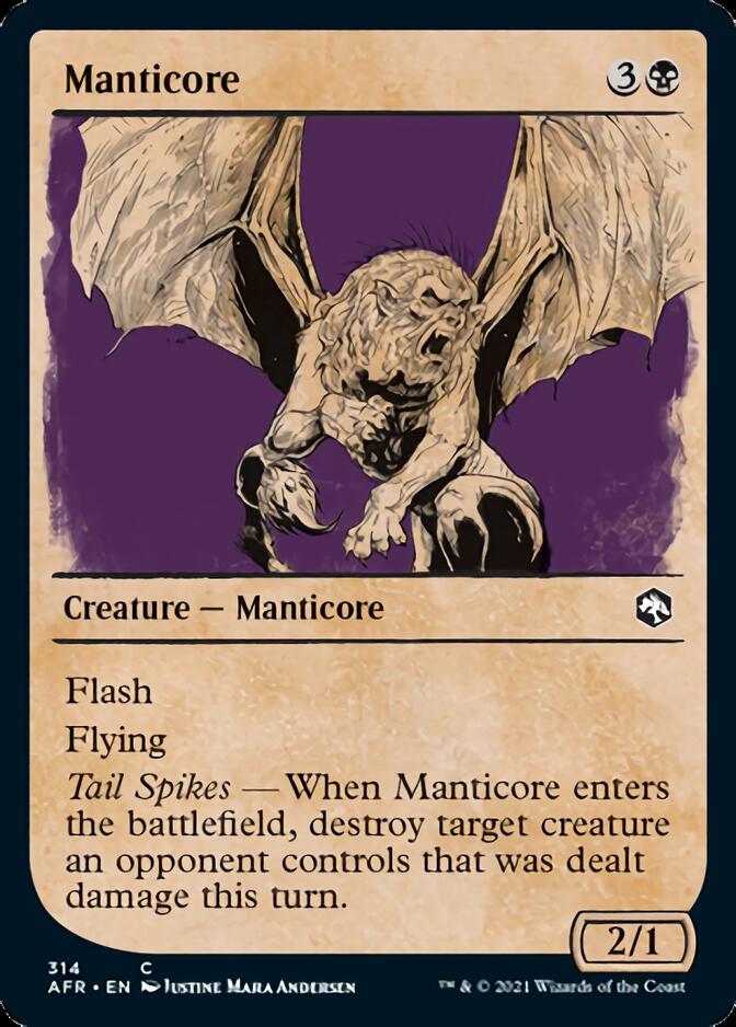 Manticore (Showcase) [Dungeons & Dragons: Adventures in the Forgotten Realms] | Shuffle n Cut Hobbies & Games