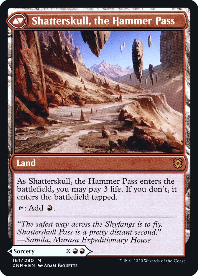 Shatterskull Smashing // Shatterskull, the Hammer Pass [Zendikar Rising Prerelease Promos] | Shuffle n Cut Hobbies & Games