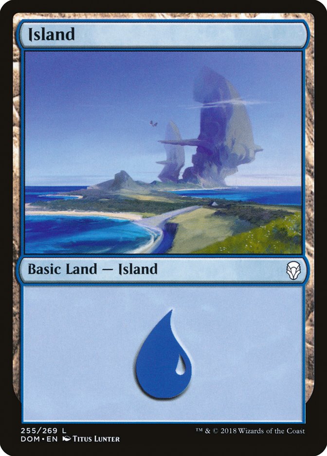 Island (255) [Dominaria] | Shuffle n Cut Hobbies & Games