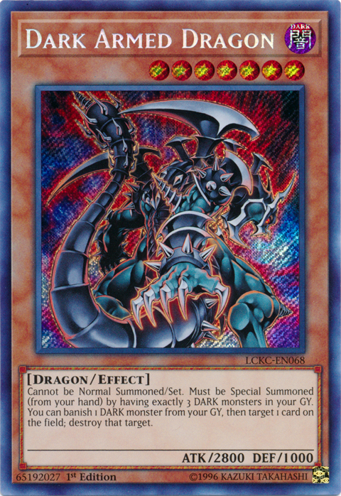 Dark Armed Dragon [LCKC-EN068] Secret Rare | Shuffle n Cut Hobbies & Games