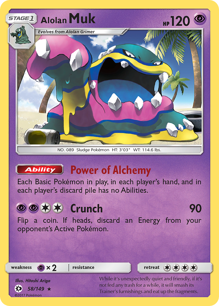 Alolan Muk (58/149) [Sun & Moon: Base Set] | Shuffle n Cut Hobbies & Games