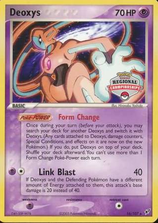 Deoxys (16/107) (Championship Promo) [EX: Deoxys] | Shuffle n Cut Hobbies & Games