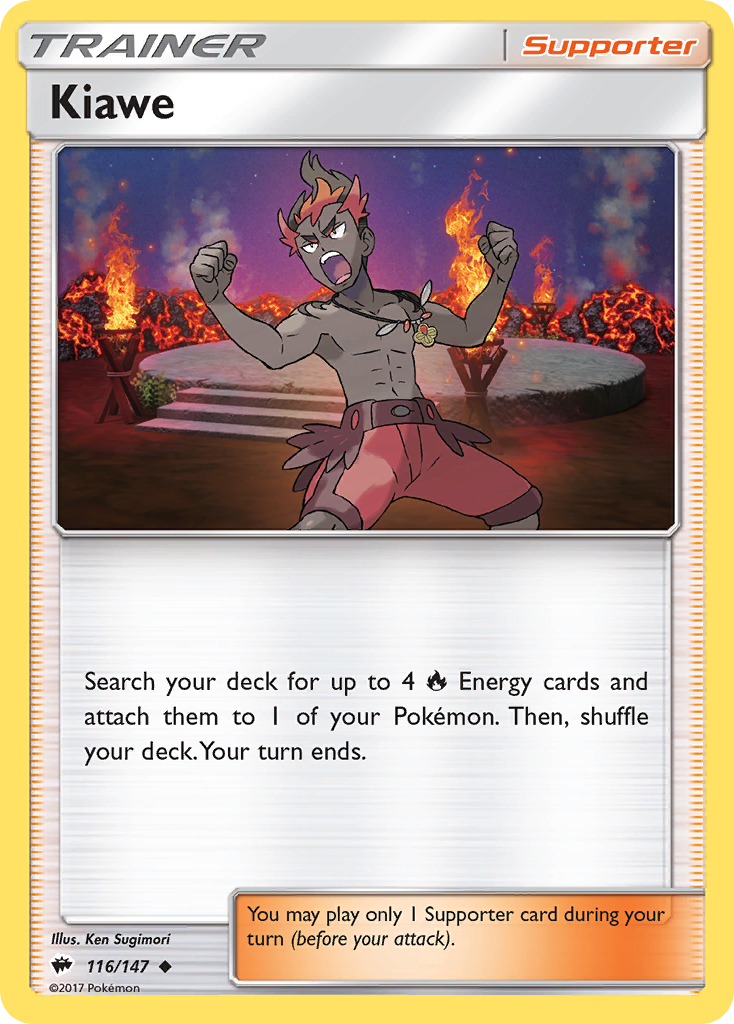 Kiawe (116/147) [Sun & Moon: Burning Shadows] | Shuffle n Cut Hobbies & Games