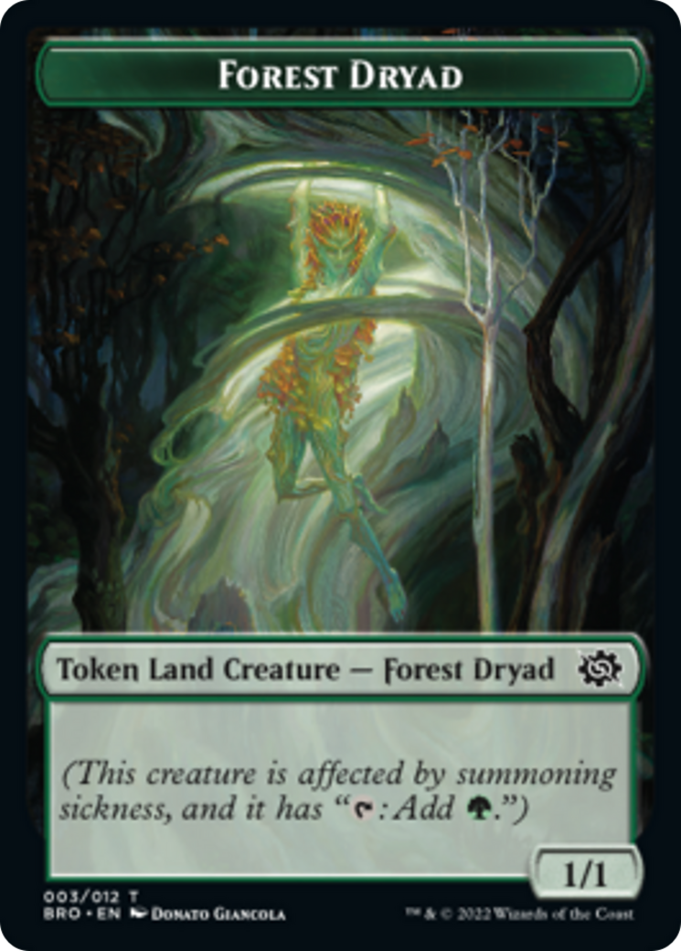 Forest Dryad Token [The Brothers' War Tokens] | Shuffle n Cut Hobbies & Games