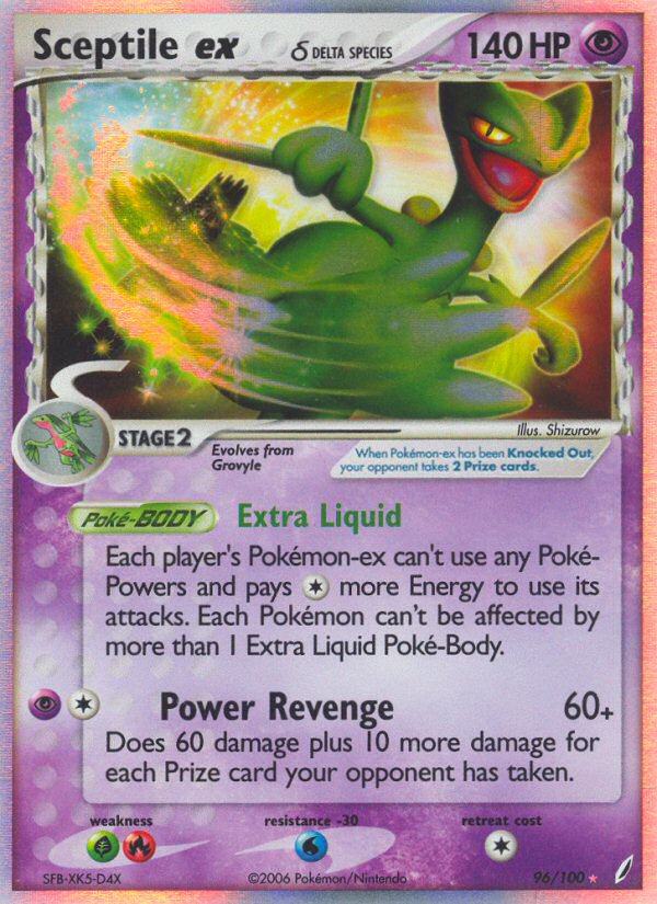 Sceptile ex (96/100) (Delta Species) [EX: Crystal Guardians] | Shuffle n Cut Hobbies & Games