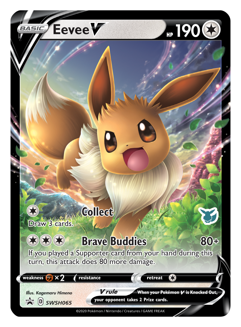 Eevee V (SWSH065) (Eevee Deck) [Battle Academy 2022] | Shuffle n Cut Hobbies & Games