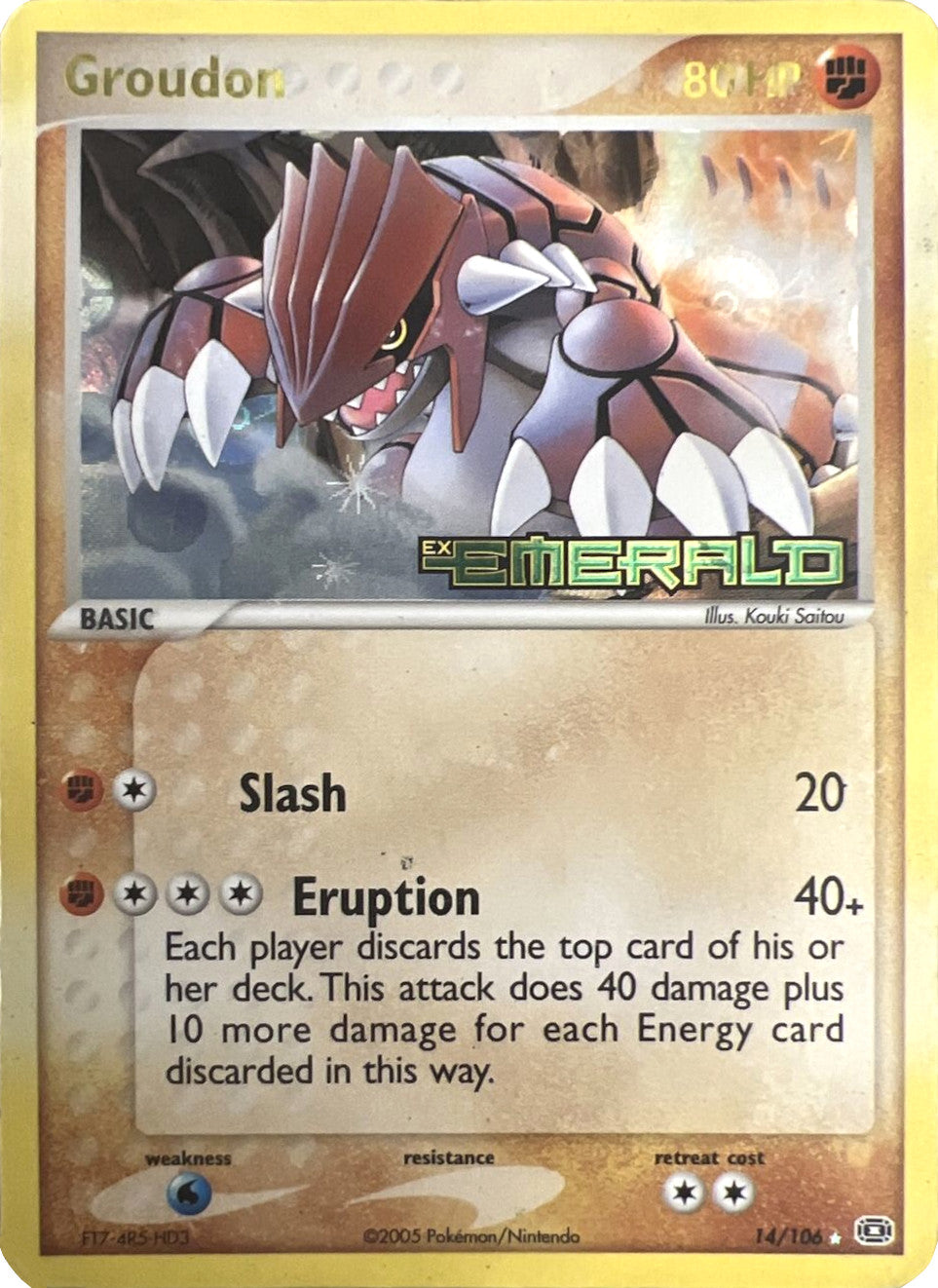 Groudon (14/106) (Stamped) [EX: Emerald] | Shuffle n Cut Hobbies & Games