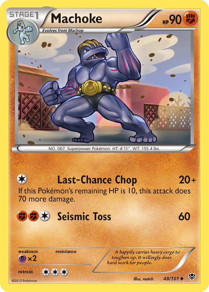 Machoke (48/101) [Black & White: Plasma Blast] | Shuffle n Cut Hobbies & Games