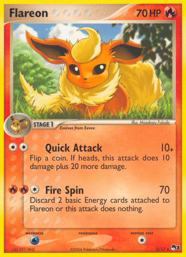 Flareon (2/17) [POP Series 3] | Shuffle n Cut Hobbies & Games