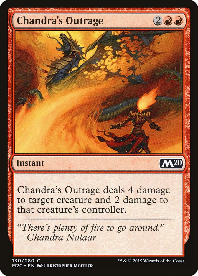 Chandra's Outrage [Core Set 2020] | Shuffle n Cut Hobbies & Games