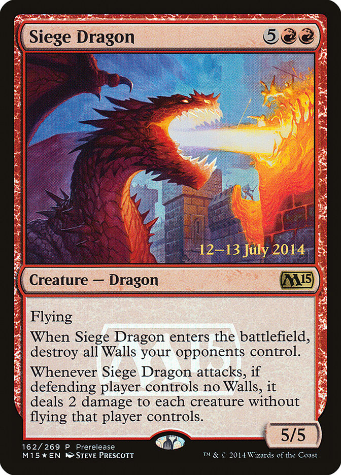 Siege Dragon [Magic 2015 Promos] | Shuffle n Cut Hobbies & Games