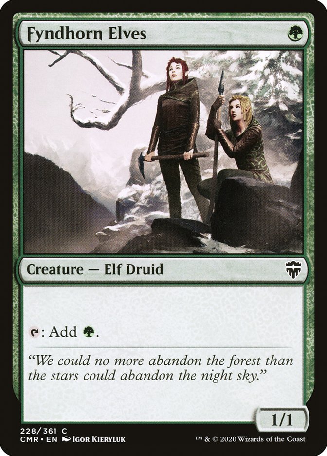 Fyndhorn Elves [Commander Legends] | Shuffle n Cut Hobbies & Games