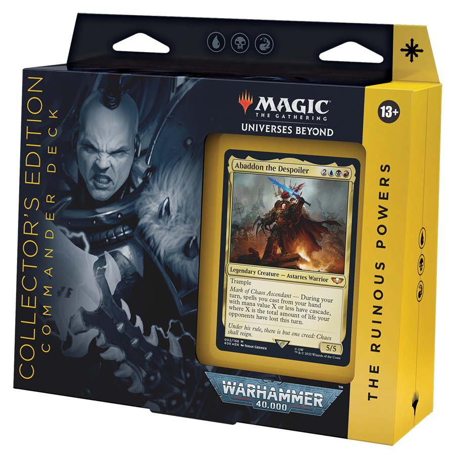 Universes Beyond: Warhammer 40,000 - Commander Deck (The Ruinous Powers - Collector's Edition) | Shuffle n Cut Hobbies & Games