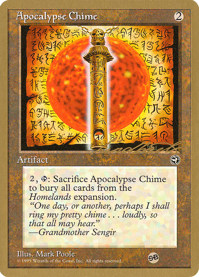 Apocalypse Chime (Leon Lindback) (SB) [Pro Tour Collector Set] | Shuffle n Cut Hobbies & Games