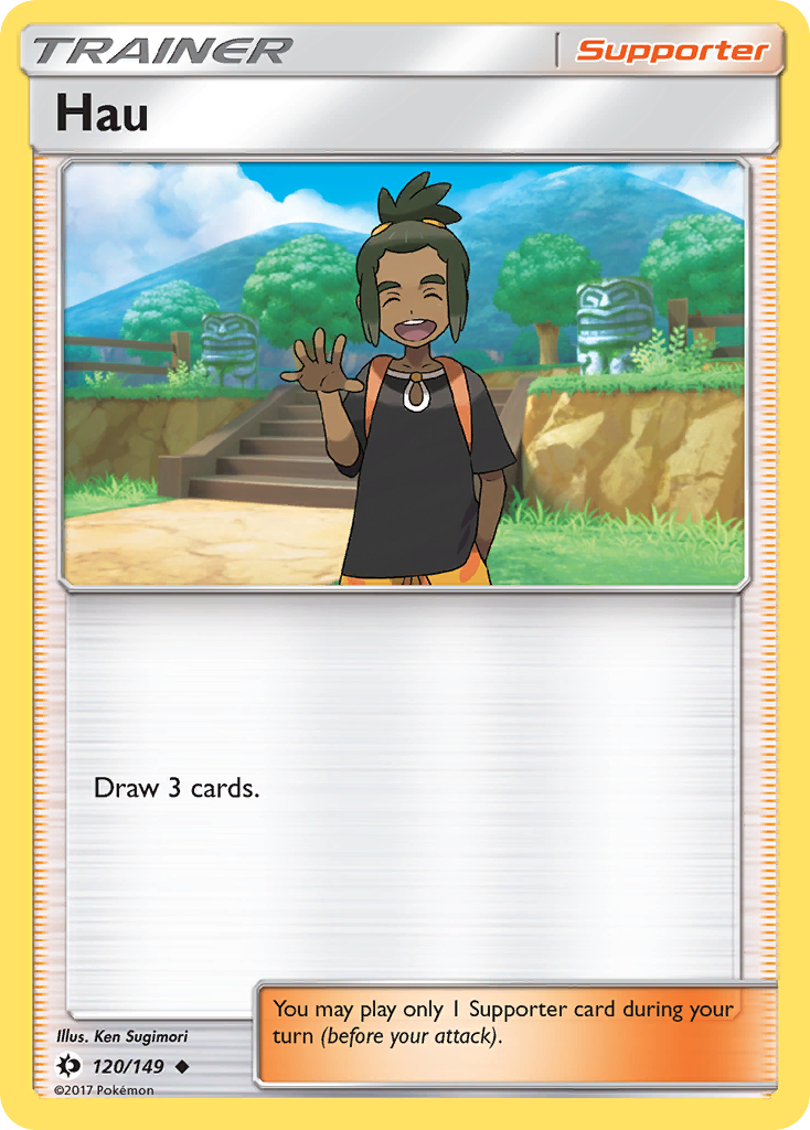 Hau (120/149) [Sun & Moon: Base Set] | Shuffle n Cut Hobbies & Games