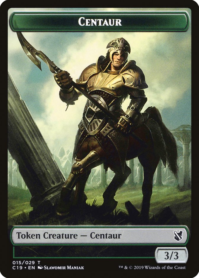 Centaur Token [Commander 2019 Tokens] | Shuffle n Cut Hobbies & Games