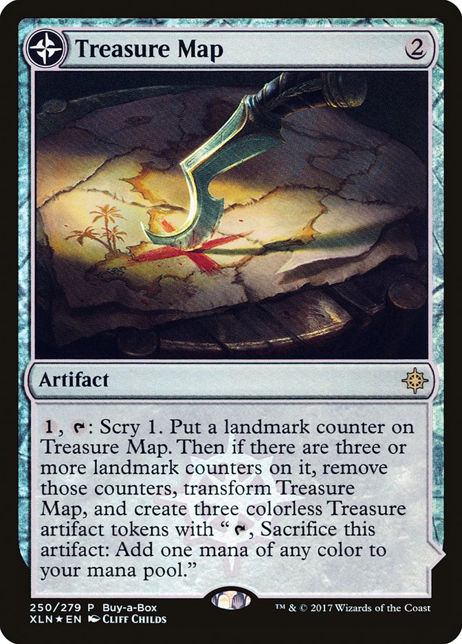 Treasure Map // Treasure Cove (Buy-A-Box) [Ixalan Treasure Chest] | Shuffle n Cut Hobbies & Games