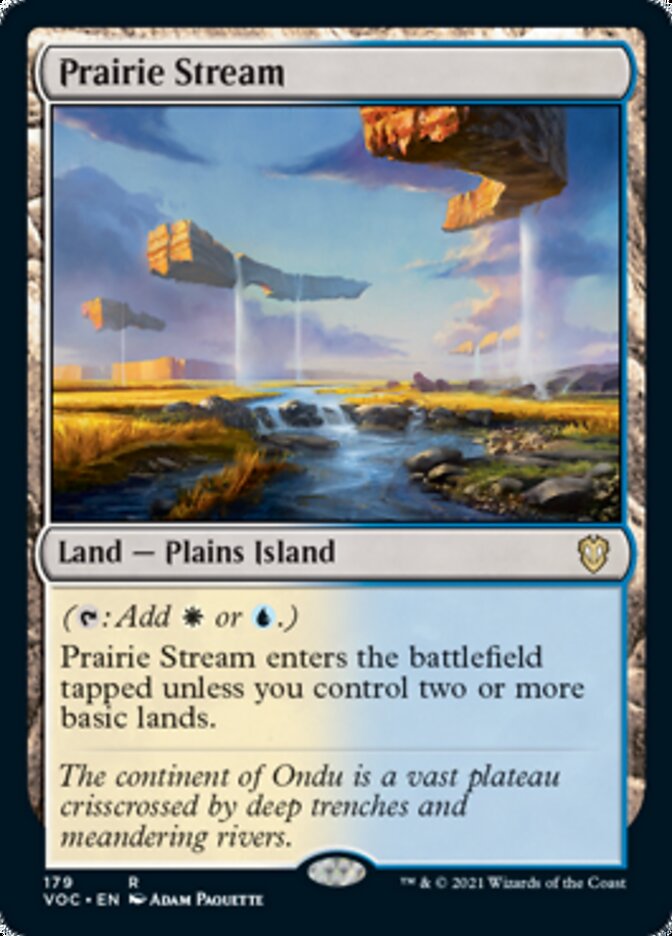 Prairie Stream [Innistrad: Crimson Vow Commander] | Shuffle n Cut Hobbies & Games