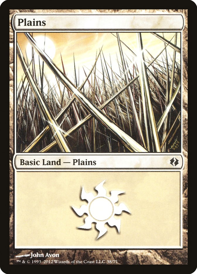 Plains (38) [Duel Decks: Venser vs. Koth] | Shuffle n Cut Hobbies & Games