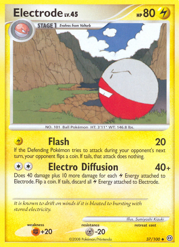 Electrode (37/100) [Diamond & Pearl: Stormfront] | Shuffle n Cut Hobbies & Games