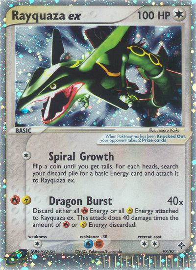 Rayquaza ex (97/97) [EX: Dragon] | Shuffle n Cut Hobbies & Games