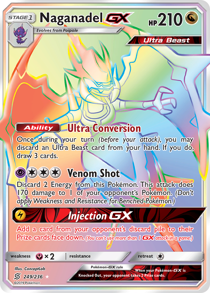 Naganadel GX (249/236) [Sun & Moon: Unified Minds] | Shuffle n Cut Hobbies & Games