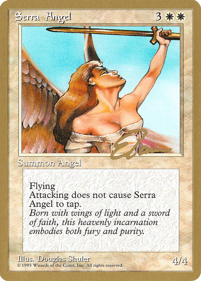 Serra Angel (Eric Tam) [Pro Tour Collector Set] | Shuffle n Cut Hobbies & Games