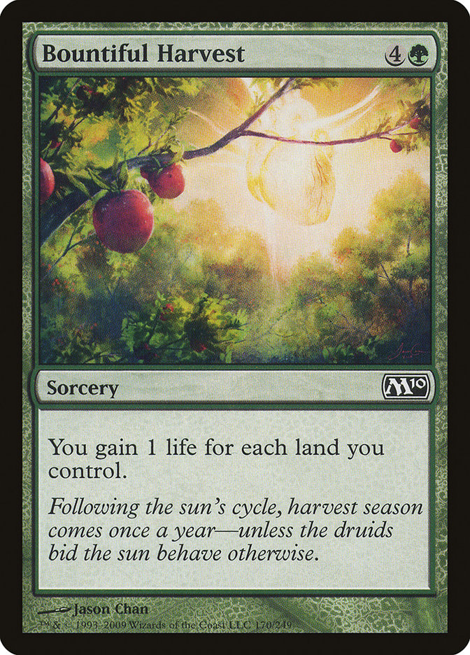 Bountiful Harvest [Magic 2010] | Shuffle n Cut Hobbies & Games